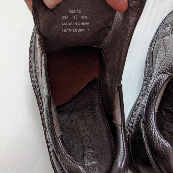 PROPET men's brown leather shoes - Picture 2 of 11